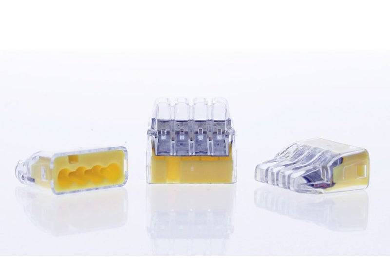 Ideal Industries Ideal Electrical 30-1031 in-Sure 2-Port x25, 3-Port x25, 4-Port x25, Push-in Wire Connector (75 Pack) - Image 5